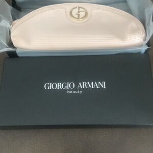 Giorgio Armani Blush Pink Makeup Pouch